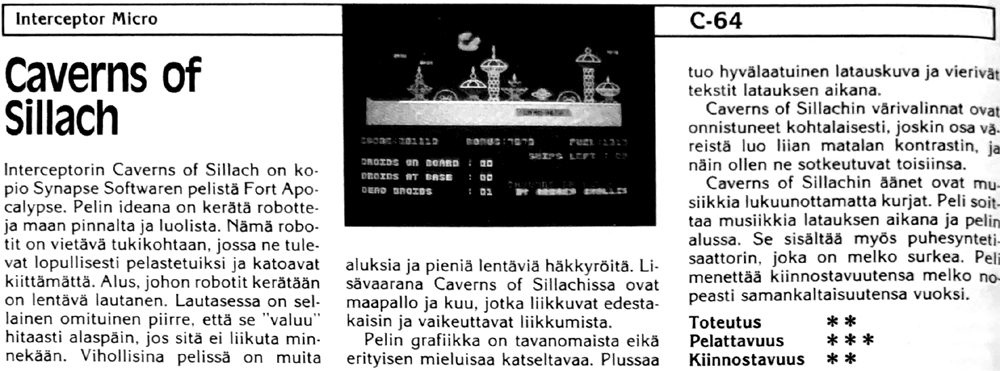 Caverns of Sillach